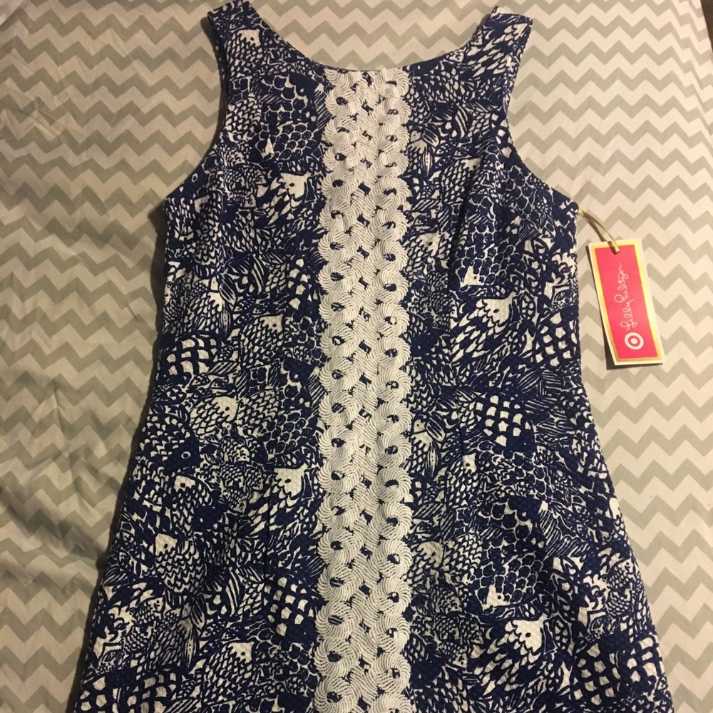 Blue Shift Dress